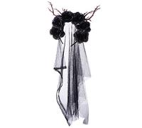 Niltracy Serre-tête en bois de wapiti et branche de forêt, style forêt d'Halloween, style 3, parfait pour les fêtes, style 3