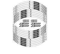 NILUWD Forme de Roue Autocollant De Roue Et De Moto, Bande Intérieure De Pneu Réfléchissant, Autocollant De Jante Étanche pour Xmax X-Max Xmax(Withe)