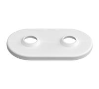 NIMA PRODUCT: Lot de 6 rosettes doubles pour tuyaux de chauffage 15-22 mm - Pour couvercle pour tuyaux de chauffage (6)