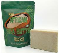 Nimba Foods Beurre de karité 100 % brut non raffiné - Africain - 0,5 kg (453,6 g)