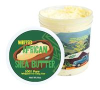 Nimba Foods Beurre de karité africain 100 % pur fait main 237 ml hydratant léger pour la peau, les cheveux et les lèvres, favorise l'élasticité de la peau et anti-âge