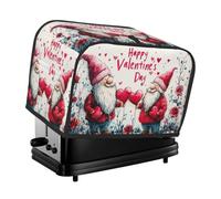 Nimbisense Housse de grille-pain à impression 3D pour Saint Valentin - 2 tranches - Protection contre la poussière et les empreintes digitales