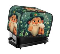 Nimbisense Housse pour grille-pain à 2 tranches avec poches pour la Saint-Patrick - Protection contre la poussière et les traces de doigts