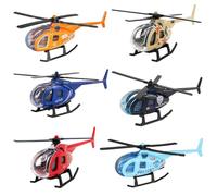 NimblusToy Helicoptere Enfant, 6pcs Aircraft Toys Set, Alloy Airplane Model, Miniatur Avion Model, Cadeau Noël Anniversaire Jeu Collection Garçon Fille 3-12 Ans