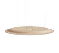 Nimbus Lighting Pad Lounge Connect Suspension LED classic oak/gris - mit unsichtbarer höhenverstellung Ce luminaire comporte des modules à LED prémontés de classes énergétiques A A++, A+, A