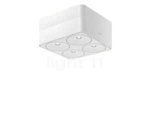 Nimbus Q Four Connect Plafonnier LED avec boîtier - blanc - 40° - ex limentation - fixe Ce luminaire comporte des modules à LED prémontés de classes énergétiques A A