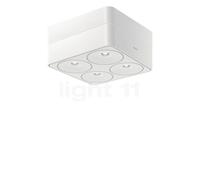 Nimbus Q Four Connect Plafonnier LED avec boîtier - blanc - 80° - excl. alimentation - fixe Ce luminaire comporte des modules à LED prémontés de classes énergétiques A A++, A+, A