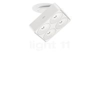 Nimbus Q Four Plafonnier LED incl. Convertisseur - pivotant blanc - 40° Ce luminaire comporte des modules à LED prémontés de classes énergétiques A A++, A+, A