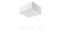 Nimbus Q Four Plafonnier LED incl. Convertisseur blanc - 40° Ce luminaire comporte des modules à LED prémontés de classes énergétiques A A++, A+, A