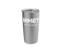 NIMBY n'est pas dans mon jardin Gobelet isotherme en acier inoxydable double paroi
