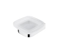Nimco Nikau - Distributeur de savon avec support, verre dépoli/chrome NK 30059C-26