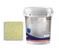 Nimedala Peinture de sol époxy sable, peinture de sol époxy, revêtement effet marbre haute brillance pour béton, imperméable, antidérapante, pour sous-sol, planchers en bois, garage, extérieur (jaune