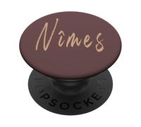 Nimes France Design Vintage élégant PopSockets PopGrip Adhésif