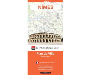 Nîmes, Gard - Plan de ville | Blay Foldex