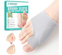 Nimisyra Orthèses Hallux Valgus, Chaussettes Valgus, Separateur Orteil Pour avec Silicone Coussinet, Convient pour Femmes Hommes, élastique et Doux Chaussettes Correctrices(37-43 M, Gris)
