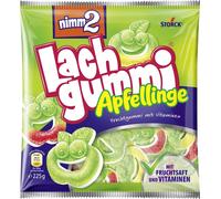 nimm2® 387667 nimm2® Gomme au Rire Anneaux de Pomme Gomme aux Fruits 225,0 g