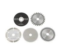 Nimoa 5Pcs Lame Scie Circulaire, Alliage de 15mm Mini Circulaire en Carbure pour Outils Coupe (Diamètre Intérieur 85mm)