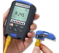 Nimomo Compteur De Puissance à Fibre Optique, Testeur De Câbles à Fibres Optiques Photometre Fibre Optique Avec Caché Testeur Rj45, Compteur De Puissance Optique Testeur Fibre Optique, -70 à 10 Dbm