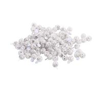 Nimomo LED Flash Light - 100 Pcs/lot Lampes à Boule LED Rondes Ballon Lumières Lanterne Décor De Fête De Mariage De Noël (4 Types de lumières en Option)(Blanc)