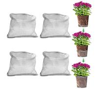 Nimomo Lot de 4 Panier de Protection des Racines des Plantes, Corbeilles à Souris en Acier Inoxydable Protection des Racines pour Plantes Protection des Racines