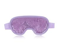 Nimomo Masque pour Les Yeux Rafraîchissant, Masque pour Les Yeux Masque pour Les Yeux en Gel Glacé Réutilisable avec Support en Peluche pour Les Maux de Tête Puffiness Migraine (Violet Clair)