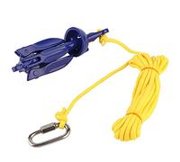 Nimomo Pliable Grappin Ancre, Petite Ancre de Bateau, Kayak Ancres, Marine, Kit d'ancrage Durable Bateau Canoë en Aluminium Pliable Gonflable Kayak Corde Boucle Accessoire