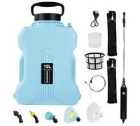 Nimomo Pulvérisateur de sac à dos électrique de 12 litres pour horticulture (2000 mAh)