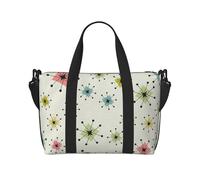 NImongt Atomic Stars Sac de voyage léger et polyvalent Motif étoiles rétro