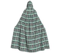 NImongt Cape à capuche rétro cool pour homme et femme - Pour cosplay, fête, carnaval, festival