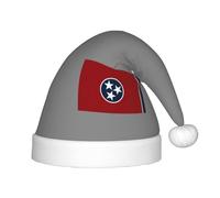NImongt Chapeau de Noël imprimé drapeau de l'État du Tennessee pour enfants, accessoire de fête festive, Nouvel An, événements de vacances de Noël