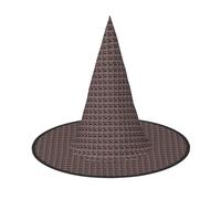 NImongt Chapeau de sorcière unisexe avec imprimé drapeau américain patchwork pour adolescents, fêtes carnavals et cosplay