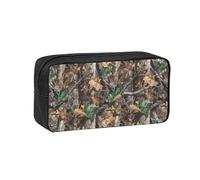 NImongt Cold Tree Trousse à stylos unisexe avec imprimé camouflage Grande capacité pour papeterie Accessoires de bureau Voyage Organiseur Pochette