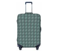 NImongt Formulas Shapes Theory Math Leçon Word Print Valise Couverture Universelle Élastique Bagage Accessoire Vacances Plage Business Voyage, Noir , M, Bagage à main