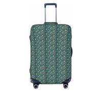 NImongt Housse de valise élastique universelle avec impression sur le thème de la science, accessoire de voyage, vacances, plage, affaires, voyage, Noir , M, Bagage à main