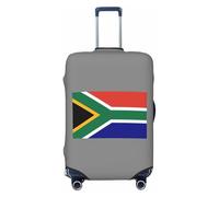 NImongt Housse de valise élastique universelle avec motif drapeau de l'Afrique du Sud - Accessoire pour les vacances, la plage, les voyages d'affaires, Noir , M, Bagage à main