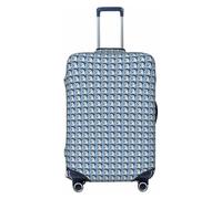 NImongt Housse de valise élastique universelle avec motif yeux de hibou enneigé, accessoire de voyage, vacances, plage, affaires, voyage, Noir , S, Bagage à main