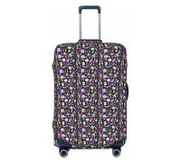 NImongt Magic Witchcraft Housse de valise élastique universelle avec motif bohémien Accessoire de voyage, Noir , L, Bagage à main