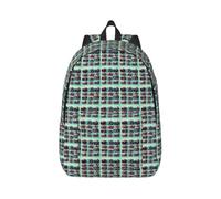 NImongt Retro Cool Camera Collection Print Sac à dos léger unisexe double sac à bandoulière pour le travail, les voyages, les sports de plein air, Noir , S, Sac à dos tyrolien