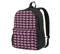 NImongt Sac à dos de grande capacité avec imprimé drapeau de l'État de l'Ohio pour adultes, voyage, école, travail, usage quotidien en plein air