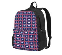 NImongt Sac à dos de grande capacité imprimé drapeau de l'État du Wyoming pour adultes, voyage, école, navetteur, travail, usage quotidien en plein air