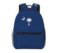NImongt Sac à dos décontracté imprimé drapeau de la Caroline du Sud - Pour voyage, activités de plein air - Confortable au quotidien - Randonnée à vélo