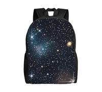 NImongt Sac à dos imperméable unisexe avec motif constellation amas d'étoiles et galaxies