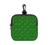 NImongt Sac de rangement carré léger pour la Saint-Patrick - Imprimé pailleté - Pour la maison et le bureau