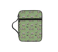 NImongt Sac de rangement imprimé écureuil rouge pour église voyage Écriture accessoire ecclésiastique