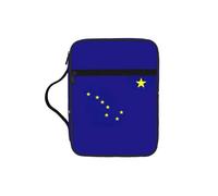 NImongt Sac de rangement pour église, voyage, écriture, accessoire ecclésiastique imprimé drapeau de l'Alaska