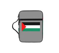 NImongt Sac de rangement pour l'église, les voyages, les écritures, accessoire ecclésiastique imprimé drapeau de la Palestine