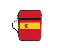NImongt Sac de rangement pour l'église, les voyages, les écritures, accessoire ecclésiastique imprimé drapeau espagnol