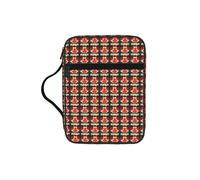 NImongt Sac de rangement rétro imprimé drapeau du Canada pour église, voyage, écriture, accessoire ecclésiastique