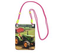 NImongt Sac de voyage léger et élégant avec motif de ferme de tracteur pour la marche, la course à pied, la randonnée, un usage quotidien, Fuchsia, Taille unique