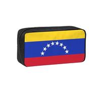 NImongt Trousse à stylos unisexe avec imprimé drapeau du Venezuela - Grande capacité - Accessoire de papeterie - Pochette de voyage